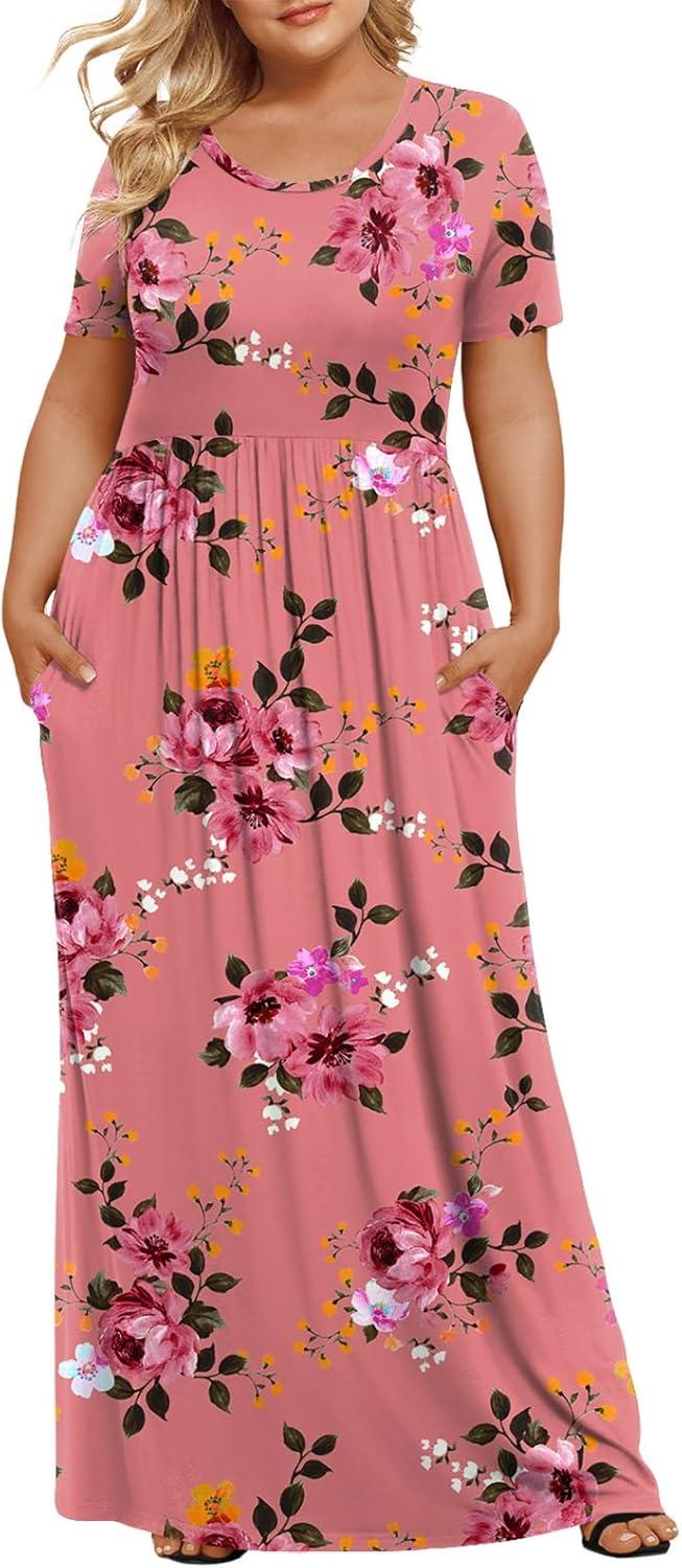 Flowing Comfort Meets Style: Exploring LONGYUAN Plus Size Maxi Dresses