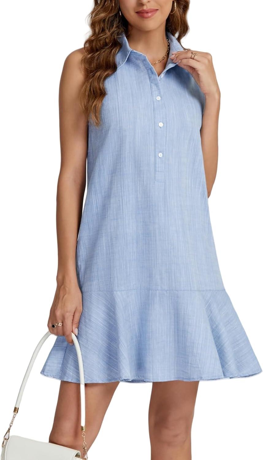 Flowy Cotton Linen Mini Dress: Summer Style Essentials Reviewed