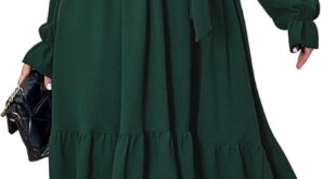 Flowy Elegance Exploring Scomchic Plus Size Maxi Dress