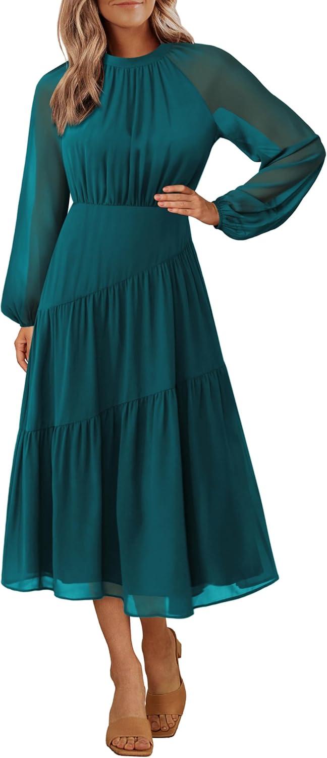 Flowy Elegance: Exploring the GRACE KARIN 2024 Fall Midi Dress