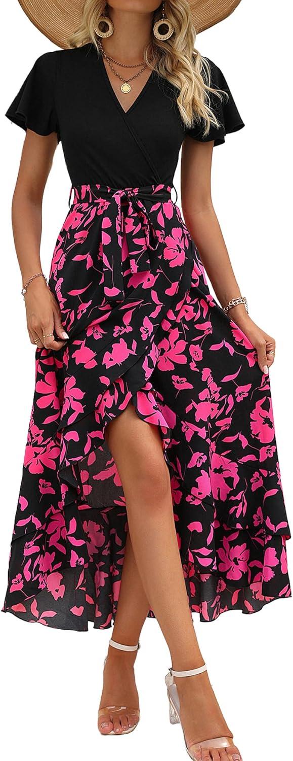 Flowy Floral Vibes: Exploring the BTFBM Maxi Summer Dress