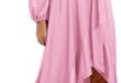 Flowy Satin Wrap Maxi Dress Perfect For Spring Fall Events