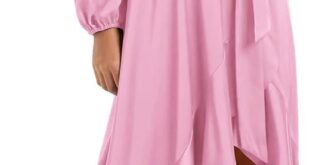 Flowy Satin Wrap Maxi Dress Perfect For Spring Fall Events