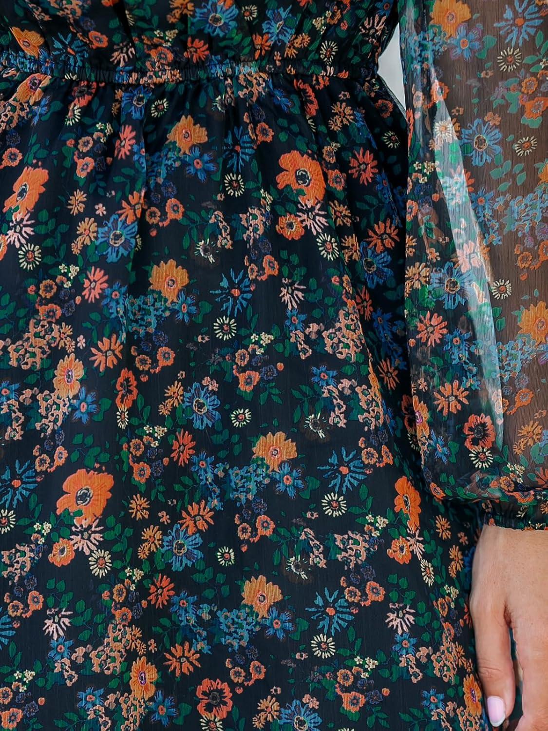 Flowy Spring to Autumn: Exploring CUPSHE's Mini V Neck Dress