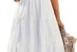 Flowy Summer Style Exploring Shenhe Sleeveless Midi Dress With Pockets