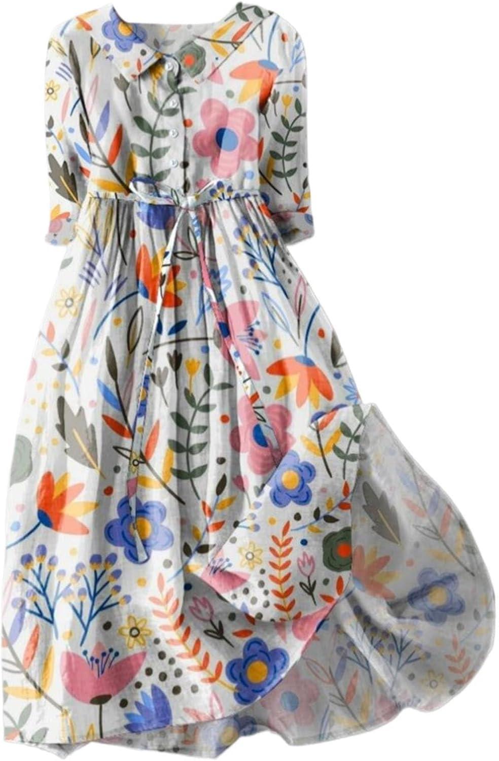 Flowy Tie-Dye Linen Dress: A Boho Summer Style We Explored