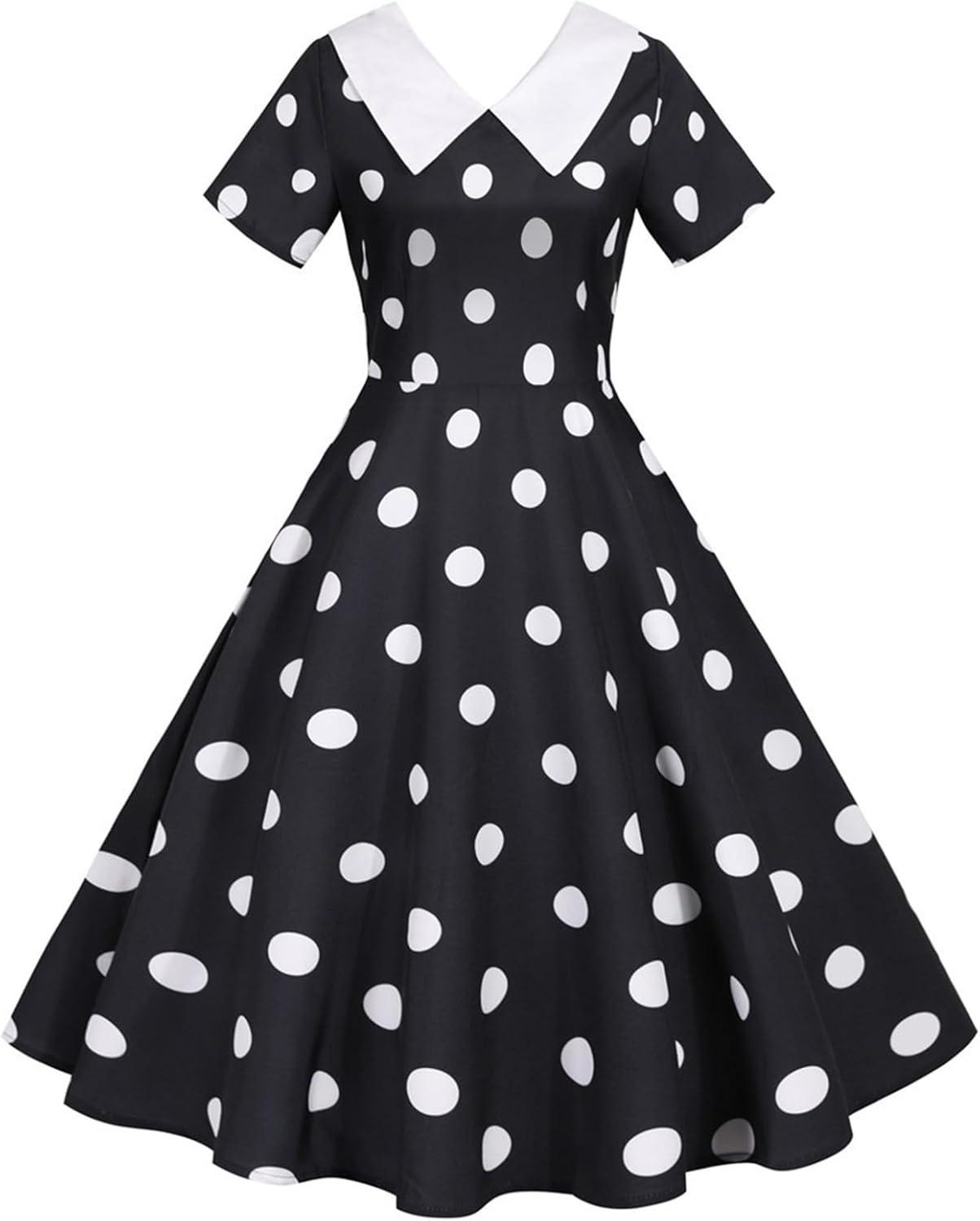 FZYLQY 1950s Vintage Dress: Classic Elegance Meets Everyday Comfort