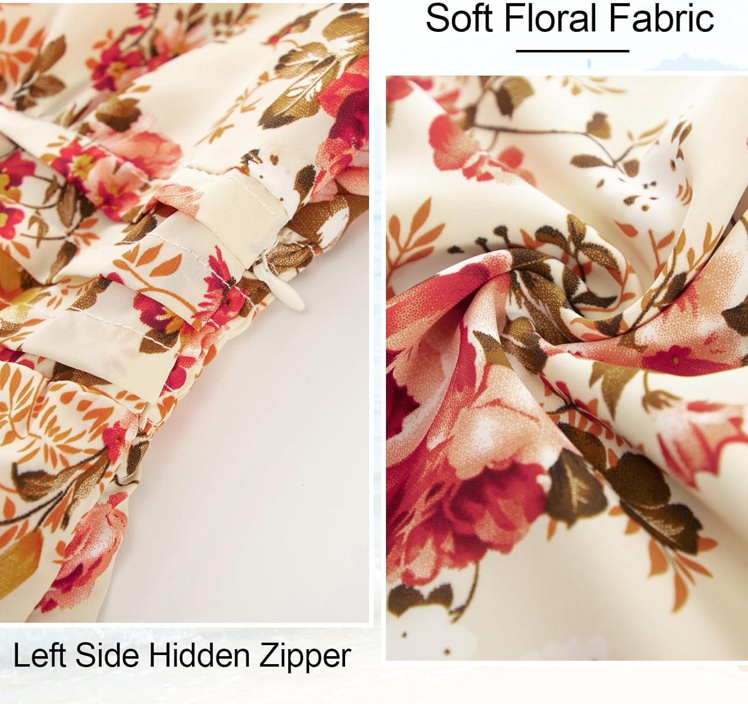 JASAMBAC Floral Midi Dress ⁣you'll reach for on hot days