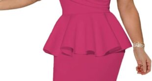 Mayfasey Vintage Peplum Dress Style Meets Office Elegance