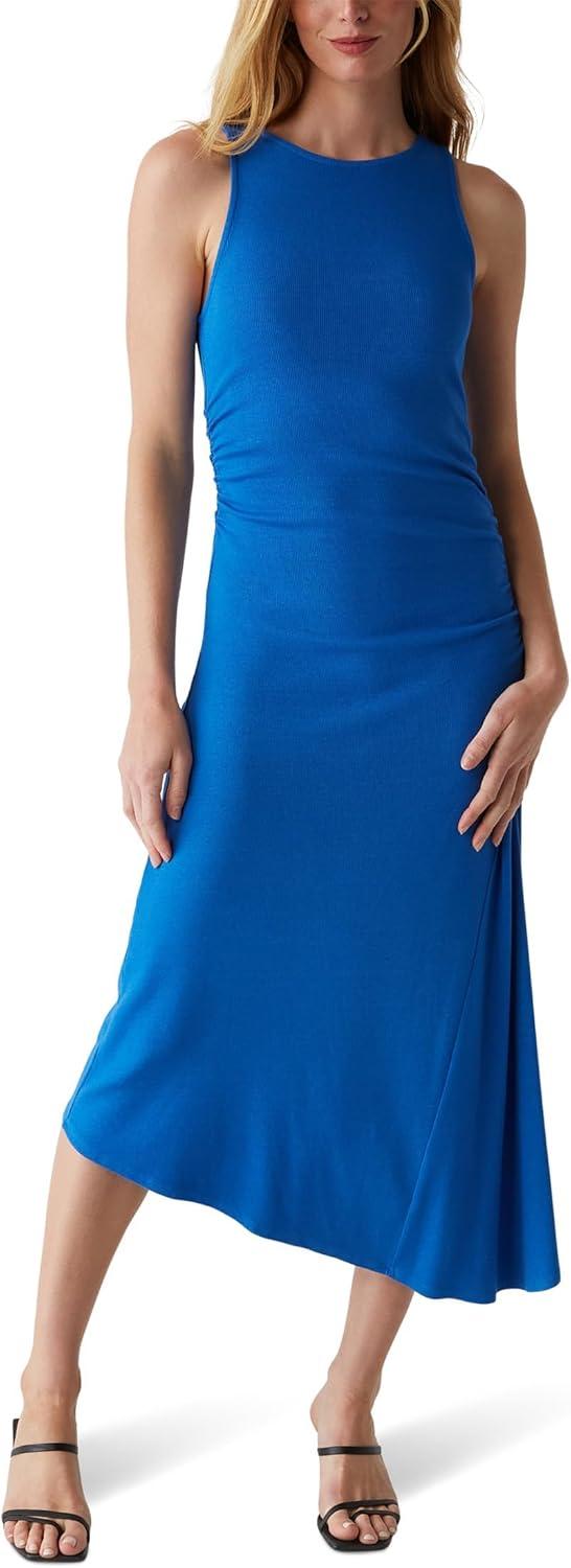 Michael Stars Perez Ruched Sleeveless Midi Dress for your day Michael Stars Perez Ruched Sleeveless Midi Dress for your day