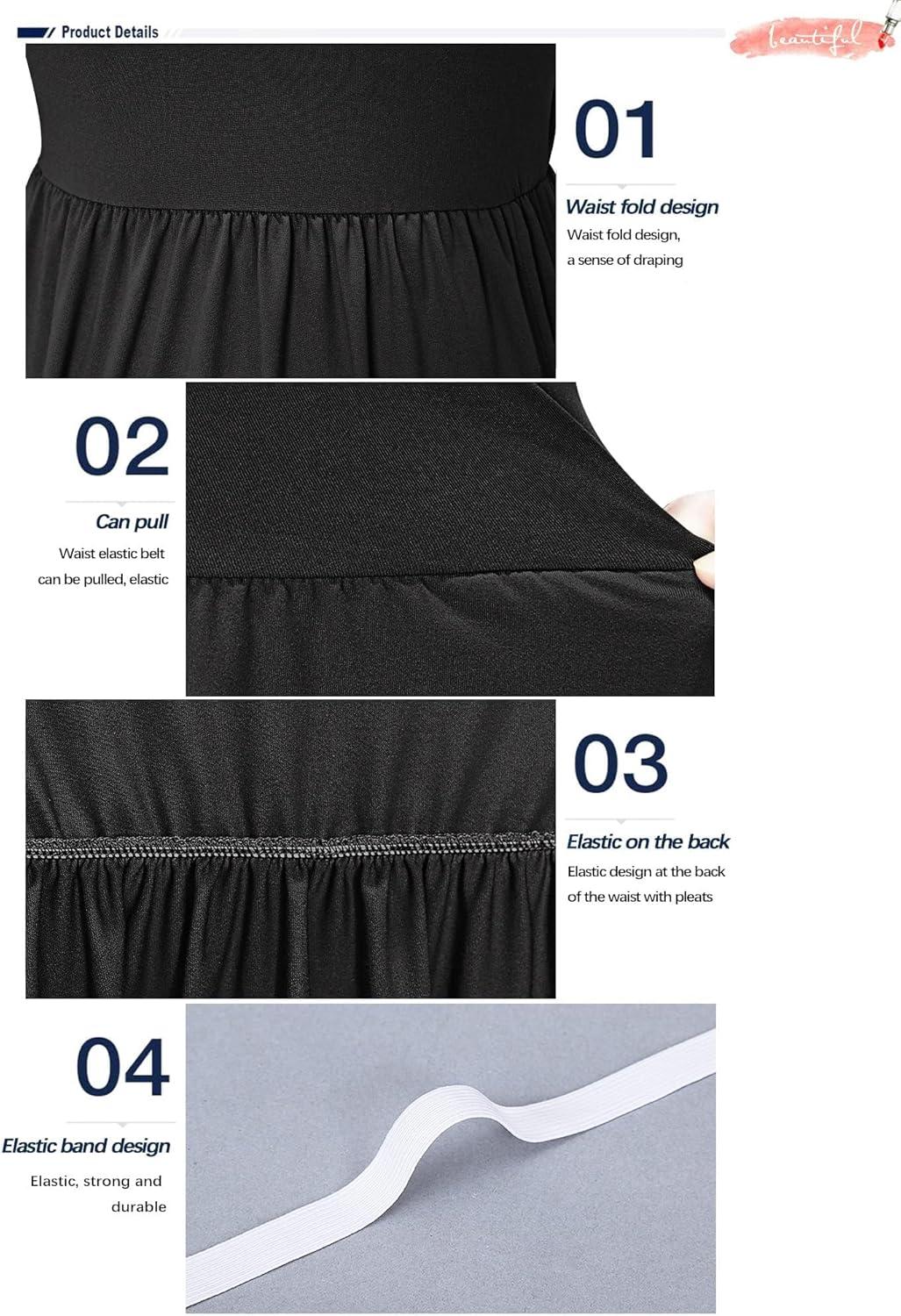 MISFAY Women's Maxi Dress with Pockets on your school run