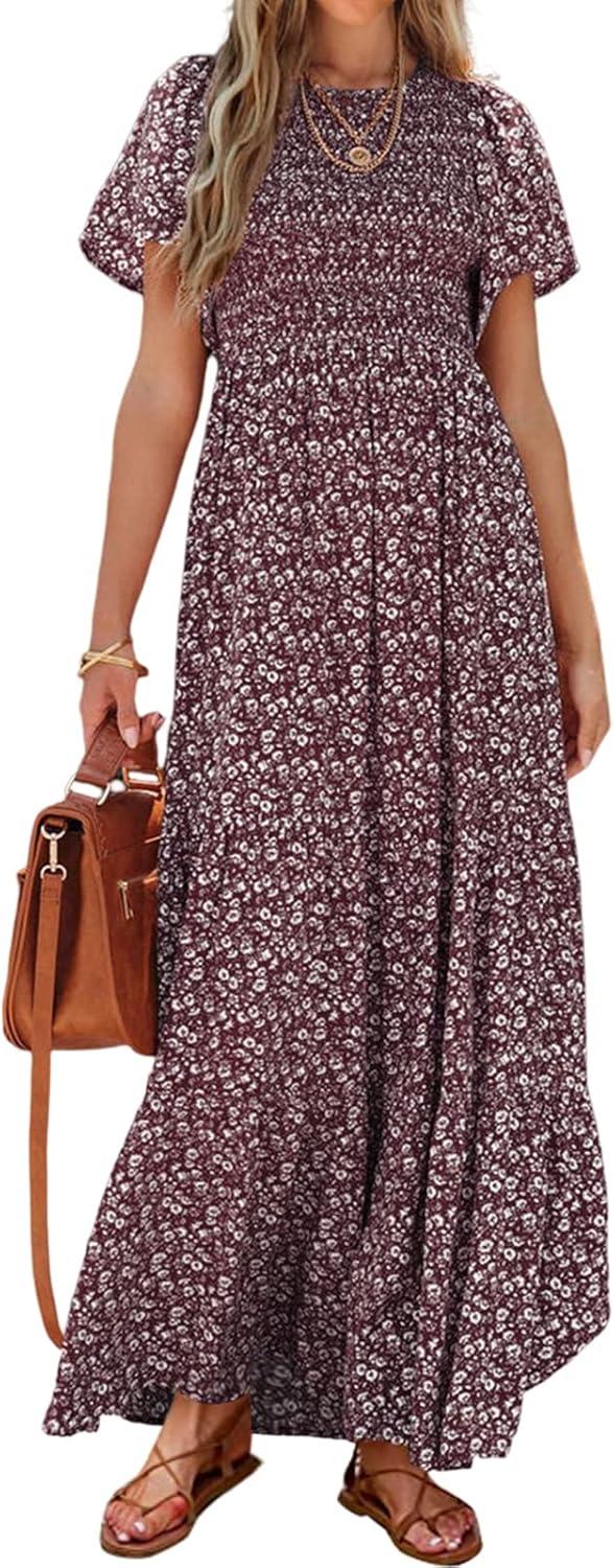 PRETTYGARDEN 2025 Floral Maxi Dress: Style Meets Comfort