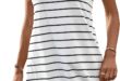 Summer Vibes Exploring A Casual Striped Tank Dress For Warm Days