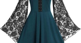 Thanksgiving Hippy Goth Fishnet Dress For Your Daily Wear