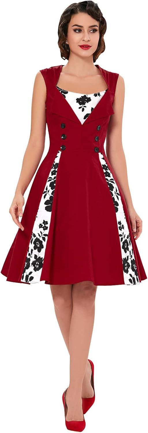 Timeless Charm in KILLREAL’s Vintage Polka Dot Swing Dress