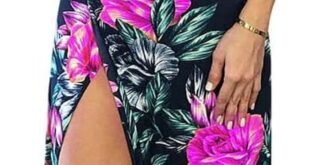 Voikerdr Summer Maxi Dress Stylish Floral Prints Flattering Fit