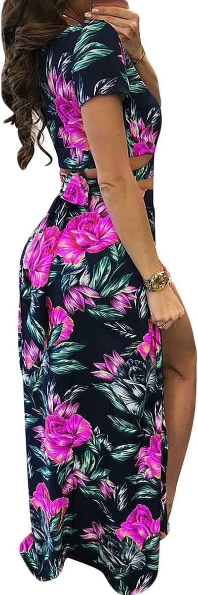 VOIKERDR Summer Maxi Dress: Stylish Floral Prints & Flattering Fit
