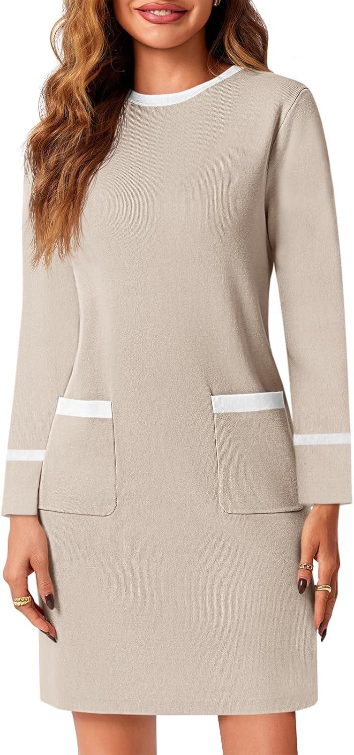 Wenrine Knit Mini Dress: Balancing Comfort and Office Style