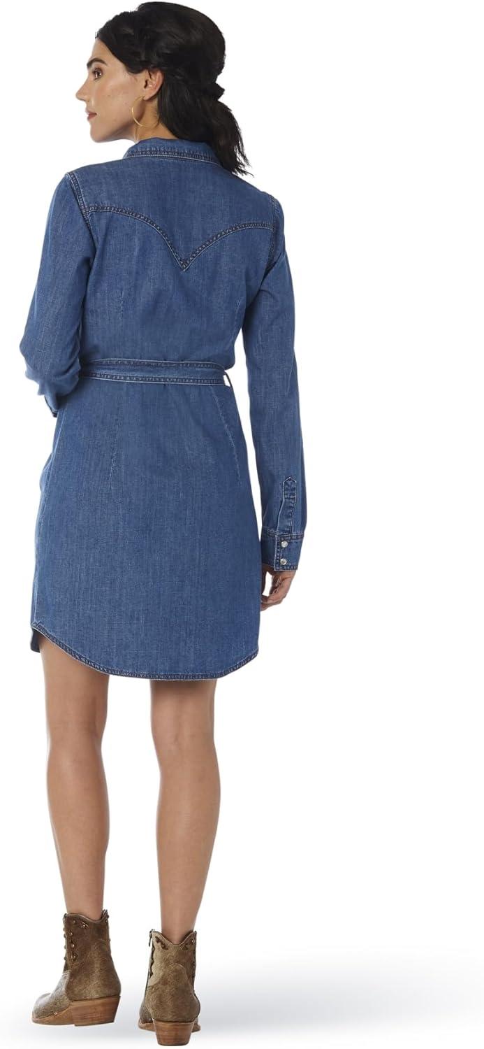 Wrangler Women's Denim Snap Dress — how you wear it
