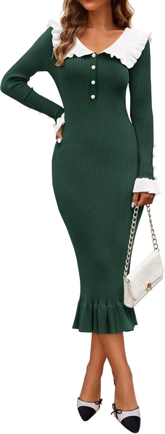 ZESICA Sweater Dress 2025: Stylish Comfort for Fall Days