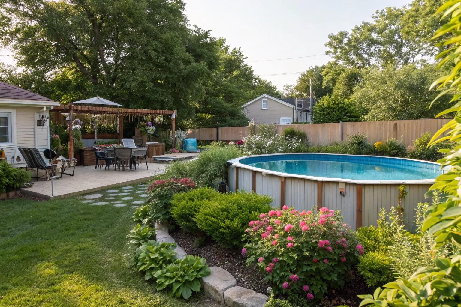 Dive Into Style: 10+ Budget-Friendly Above Ground Pool Landscaping Ideas