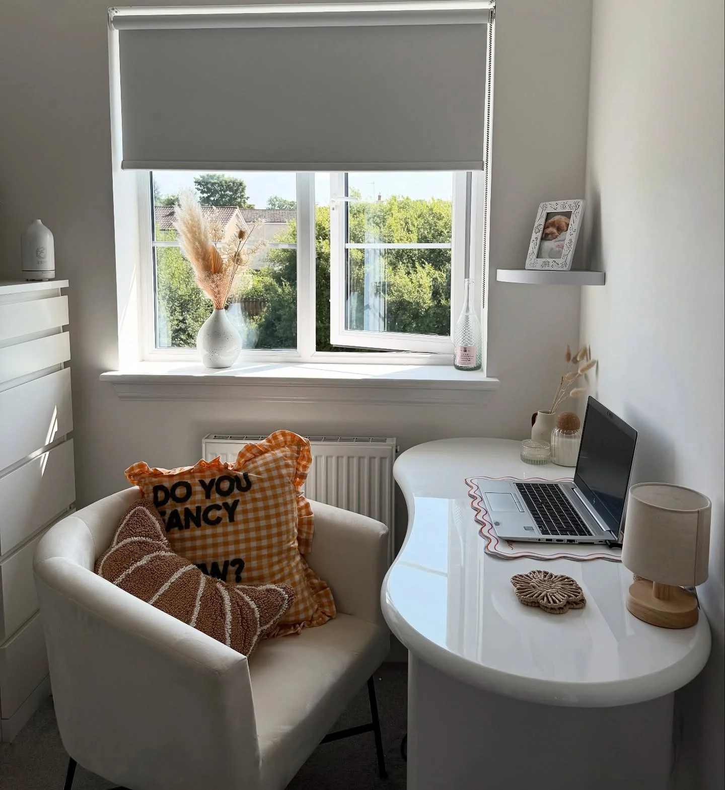 Bright and Airy Minimalist Workspace