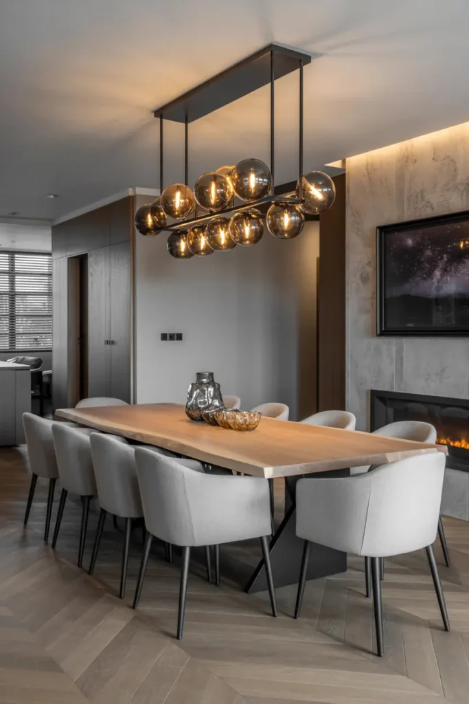 Fresh Functional Dining Nook with Botanical Charm