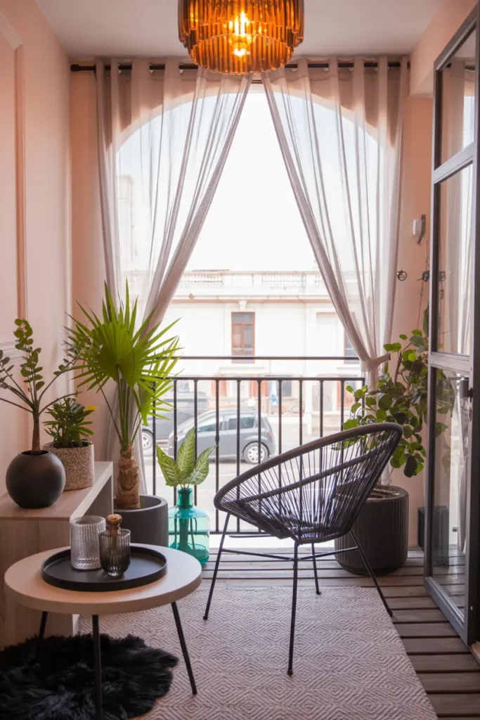 Frosty Morning Balcony Serenity