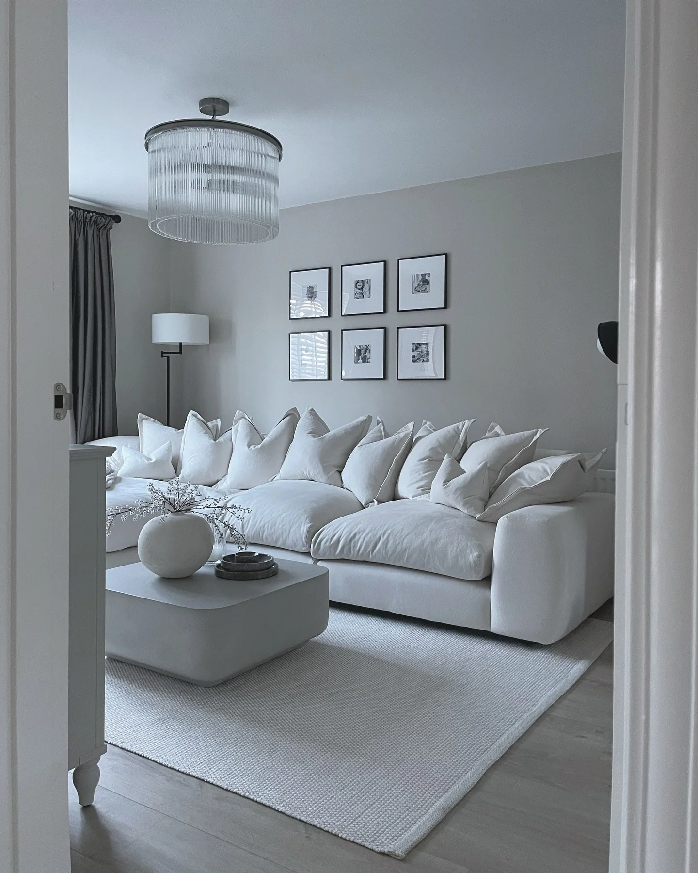 Serene Dove Grey Room with Generous Seating (Grey Living Room Ideas)