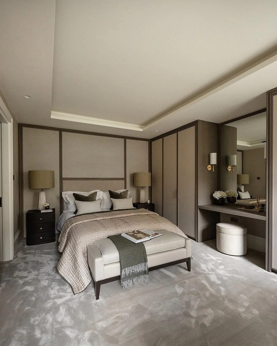 Refined Modern Bedroom in Neutral Hues