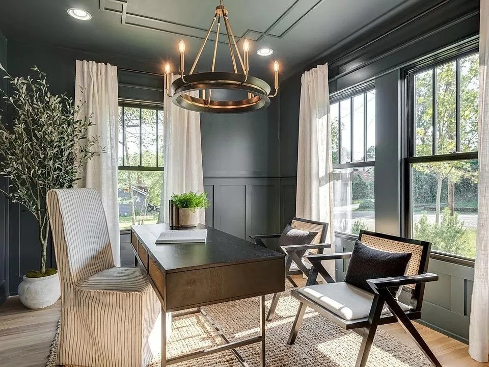 Warmth Meets Tradition in Modern Farmhouse Style (Office Design Ideas)