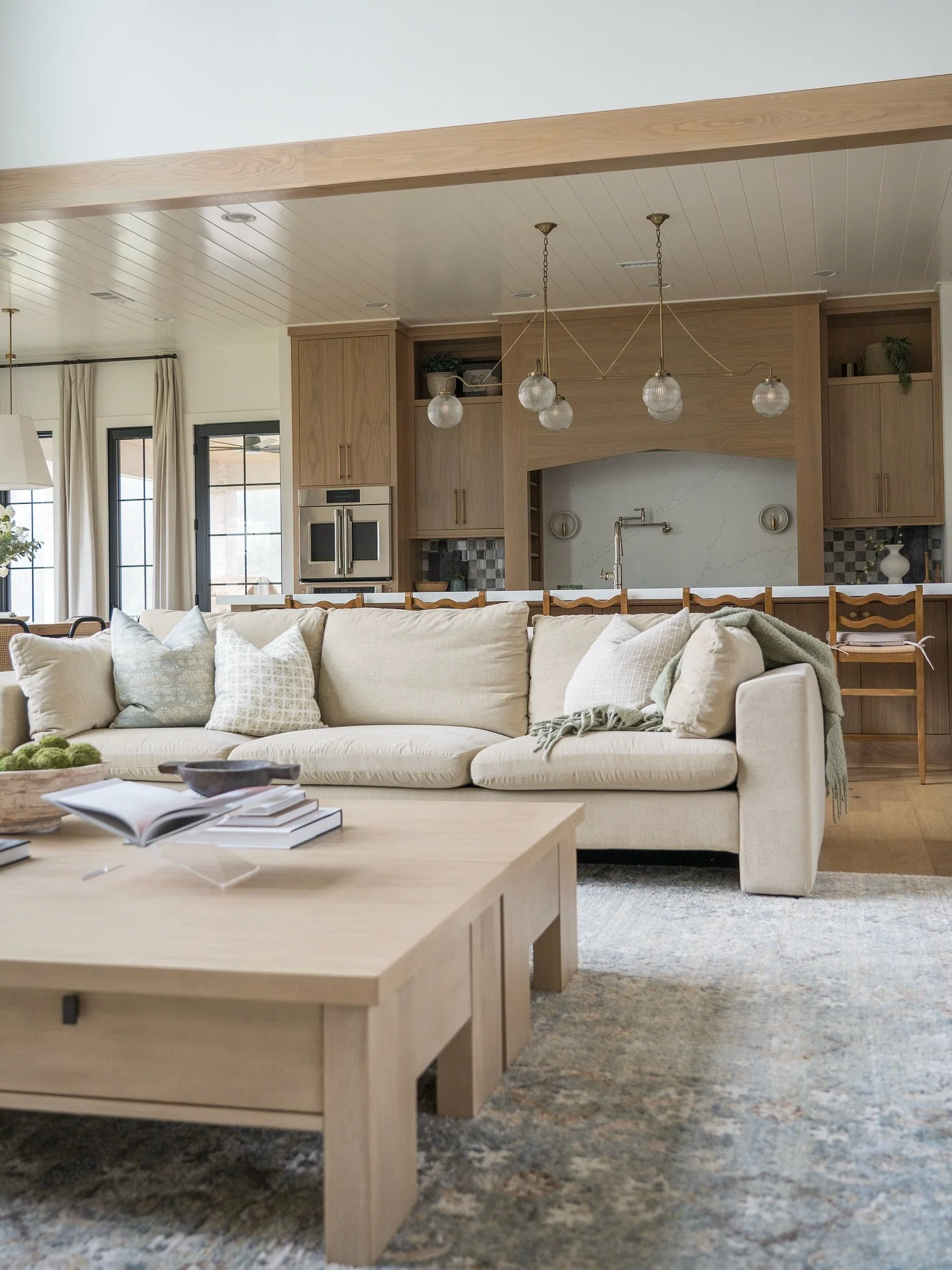 Subtle Sophistication in Soft Neutrals (Kitchen and Living Room Ideas)