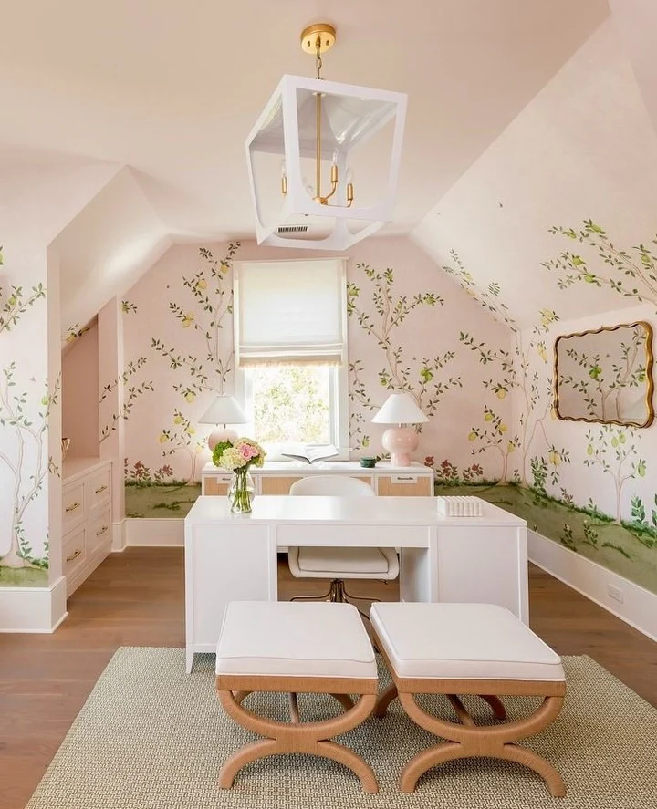 Enchanting Garden-Themed Workspace