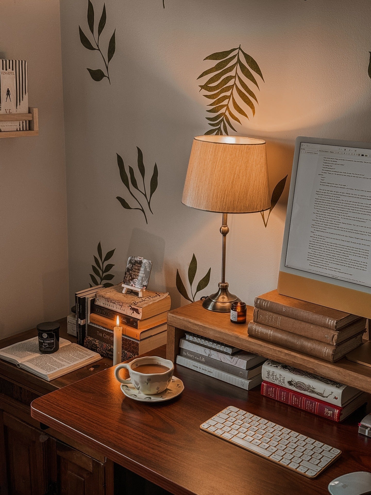 Inviting Literary-Inspired Workspace