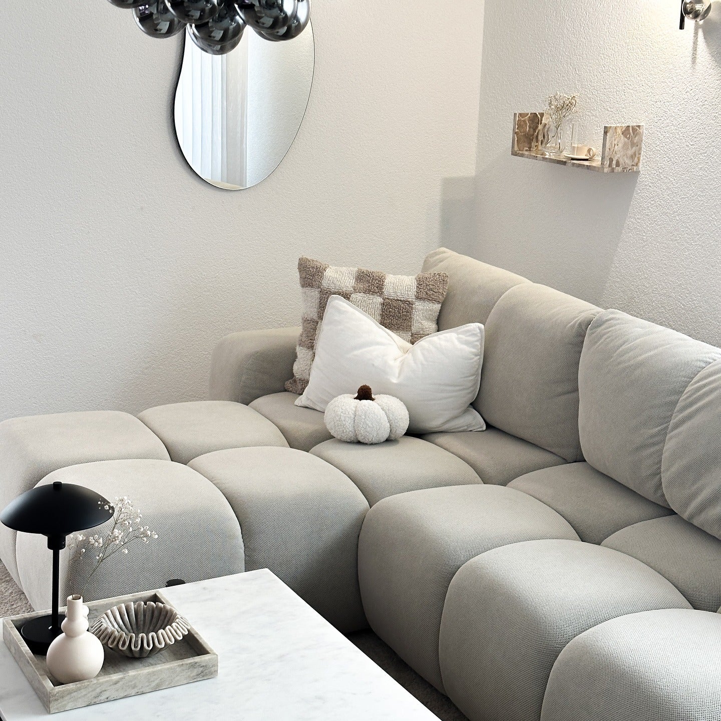 Compact Elegance with Sculptural Details