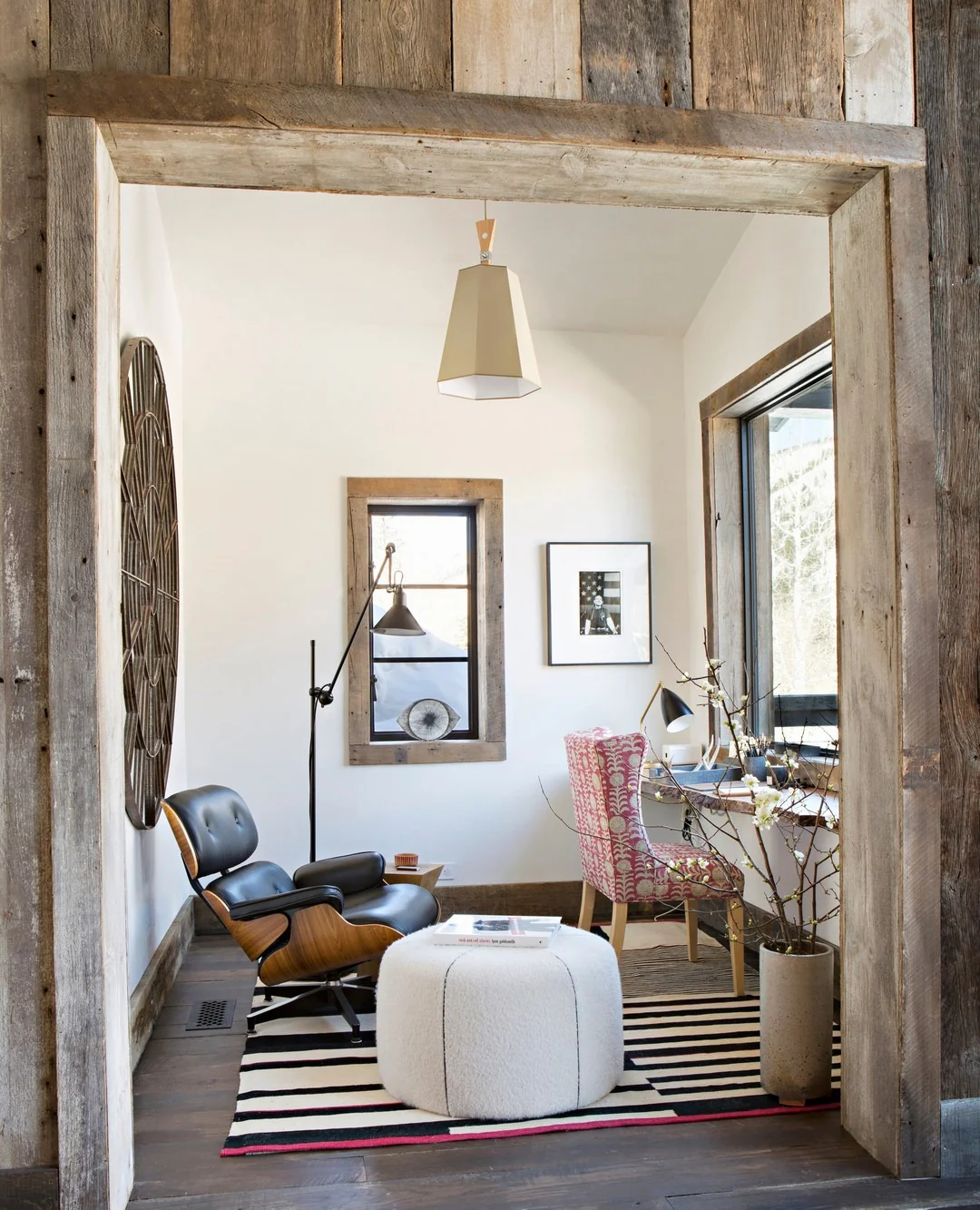 Rustic Charm Meets Midcentury Modern