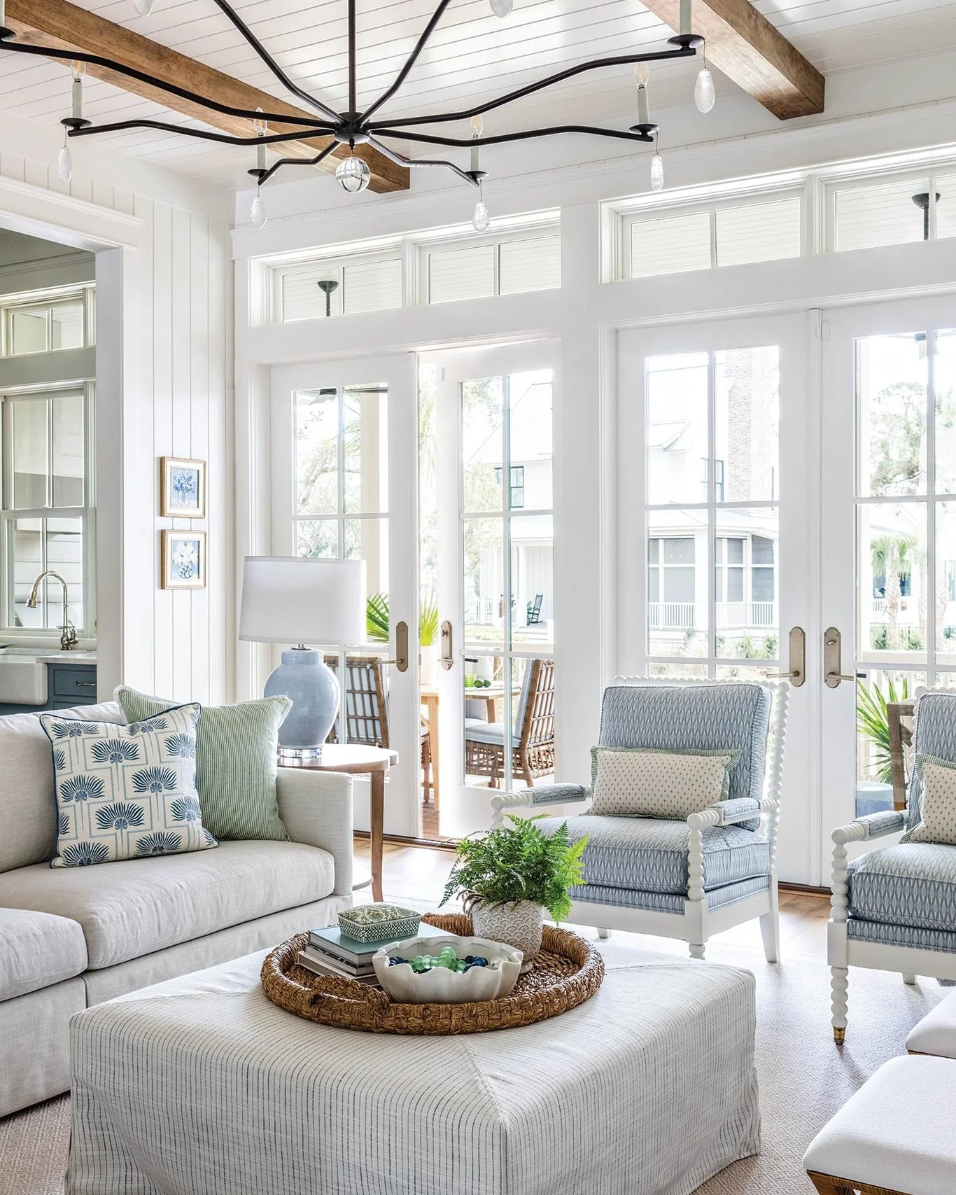 Bright and Breezy Coastal Sanctuary (Beachy Living Room Ideas)