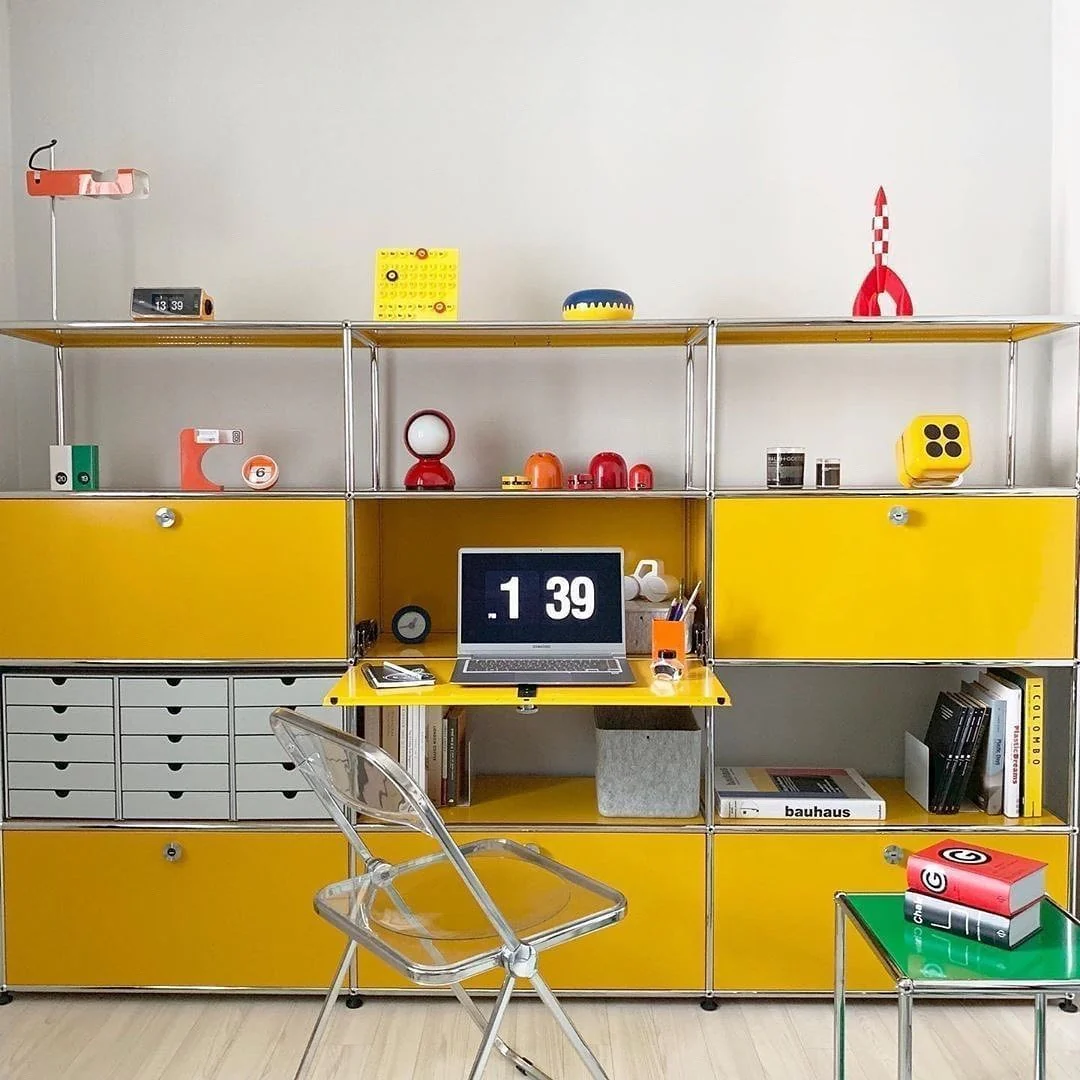 Retro Flair Vibrant Yellow Storage