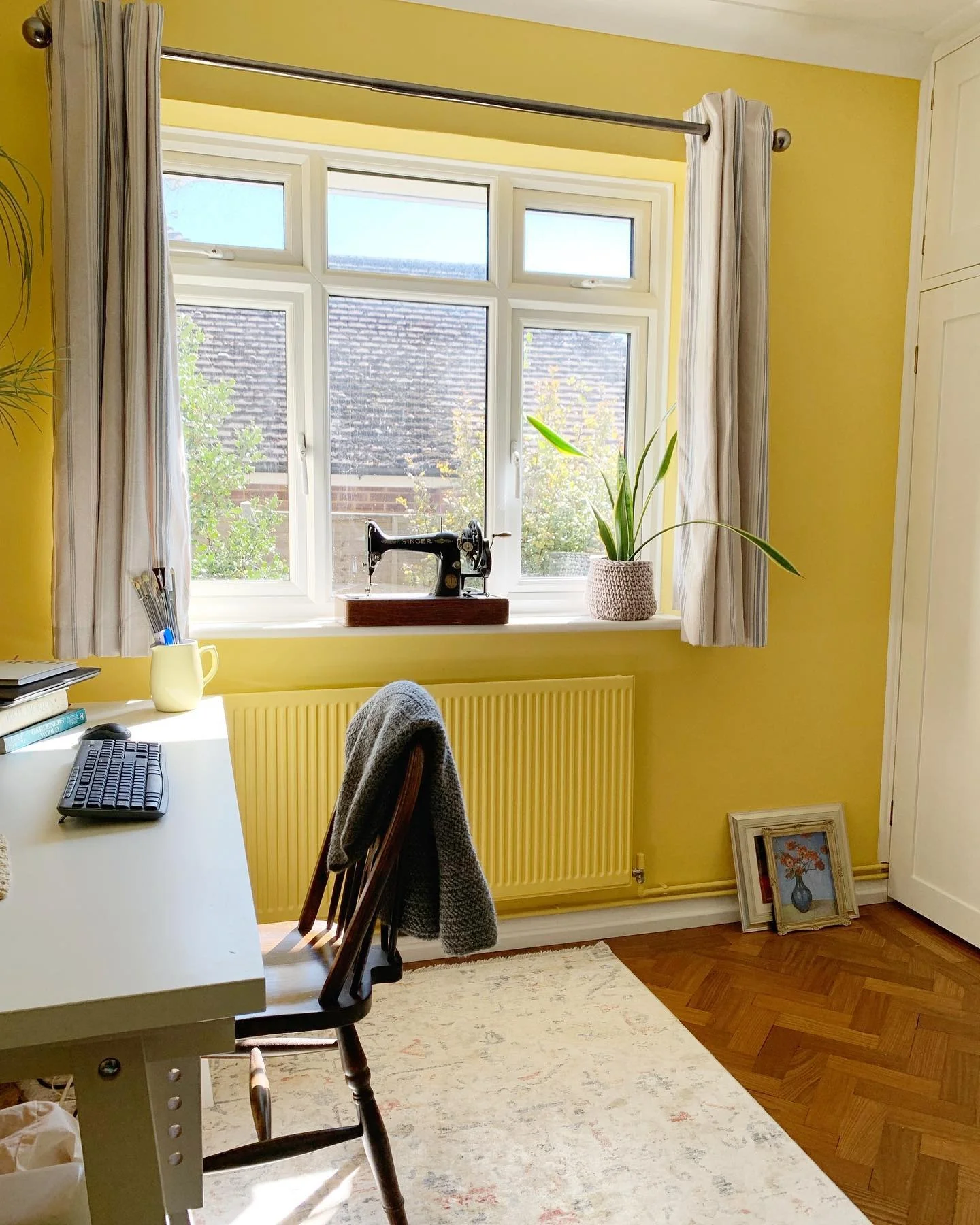 Traditional Warmth Light Wood Yellow Walls
