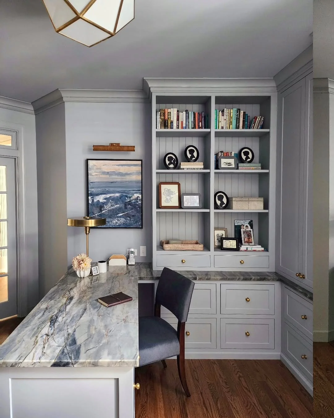 Sophisticated Slate Gray (Paint Colors for Office Ideas)