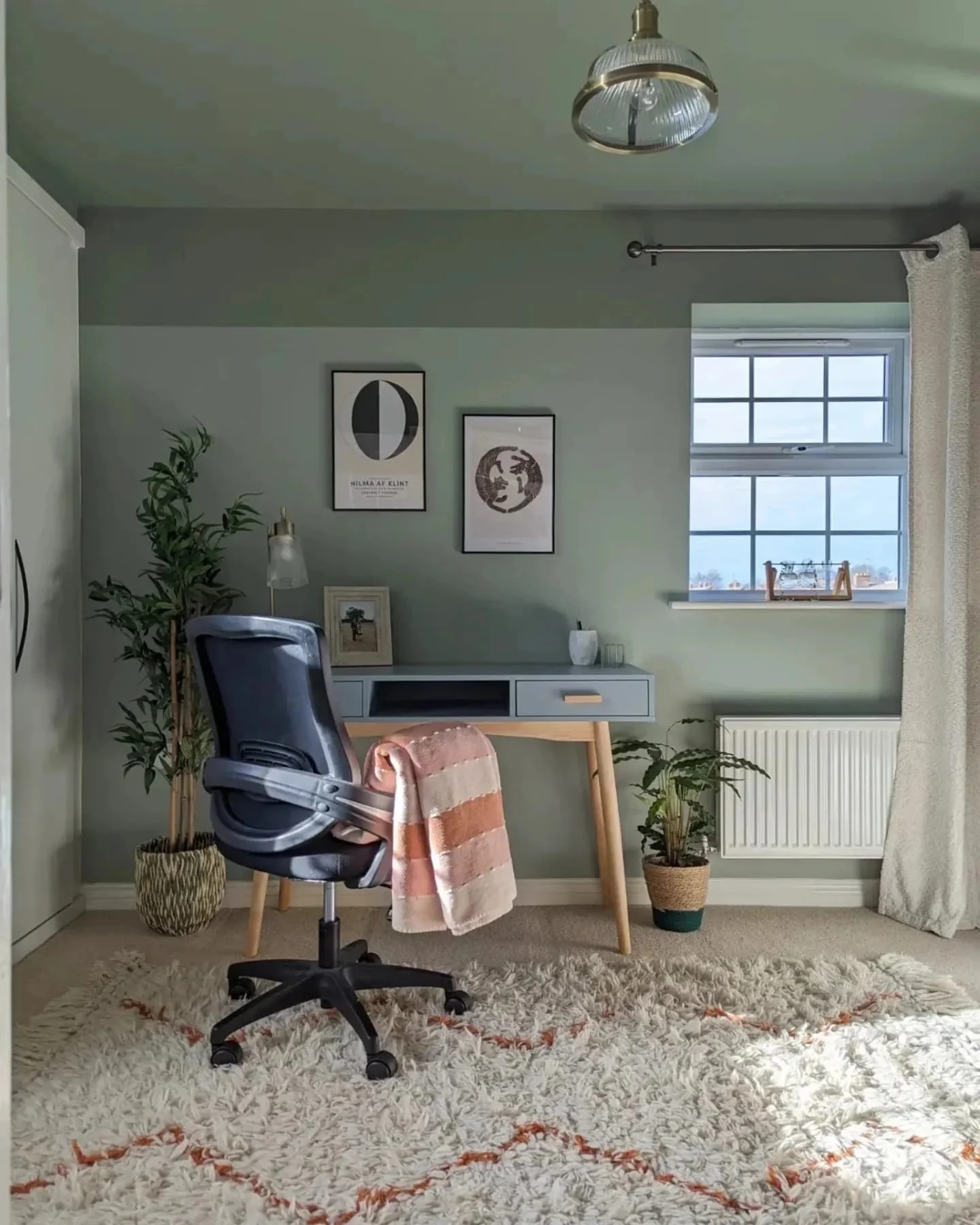 Soft Green Serenity (Paint Colors for Office Ideas)