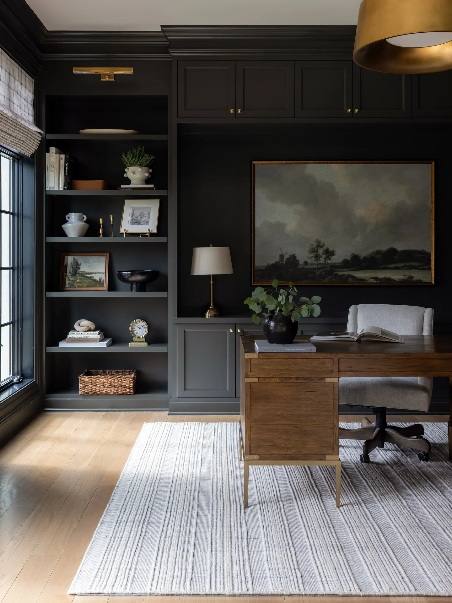 Modern Charcoal Refinement (Paint Colors for Office Ideas)