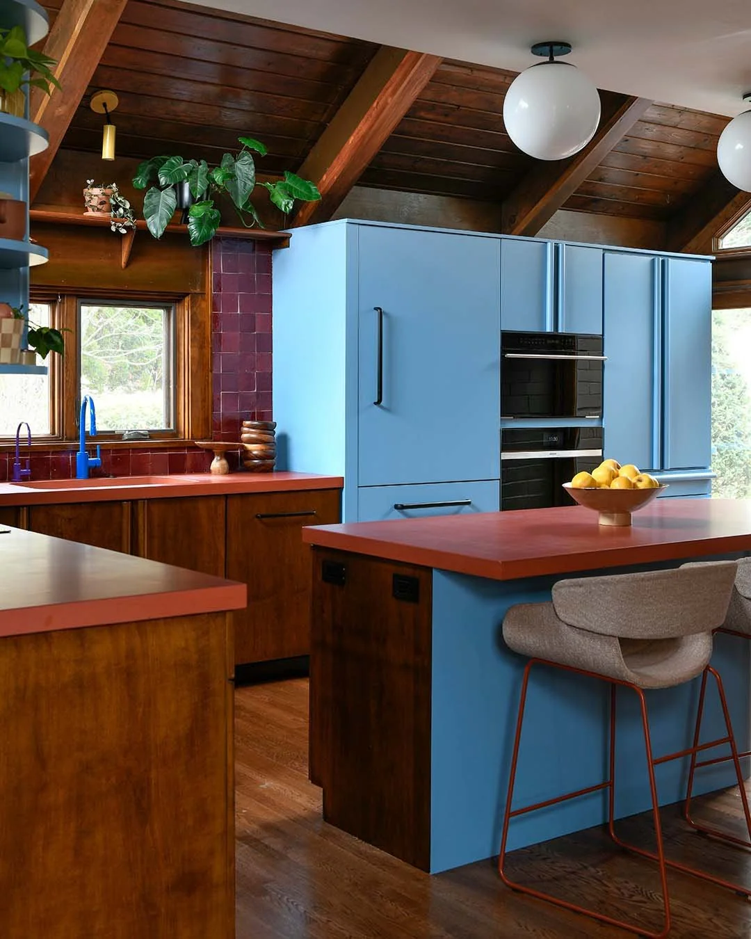 Mid-Century Earthy Kitchen