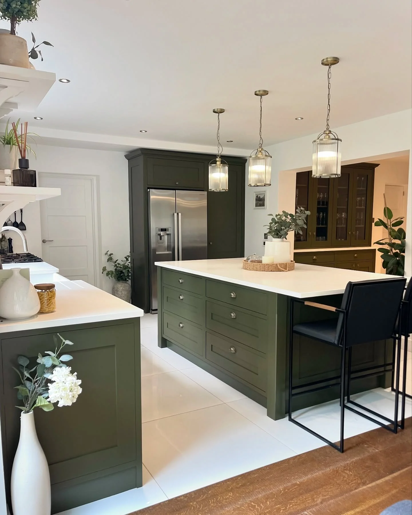 Olive Green Kitchen