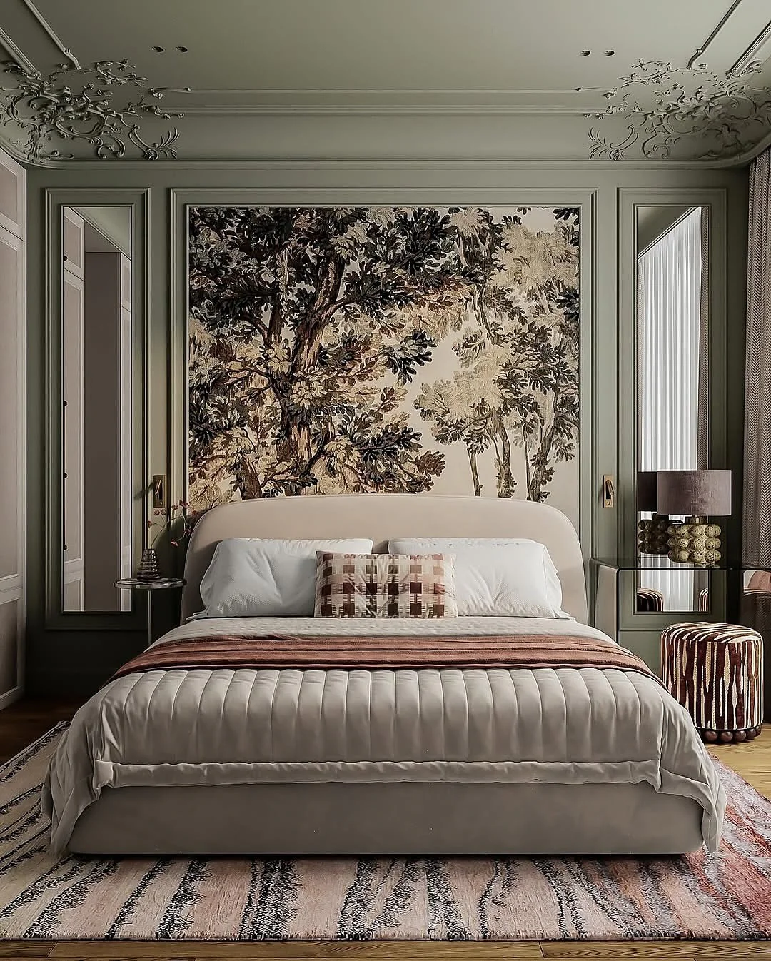 Parisian Boiserie Bedroom