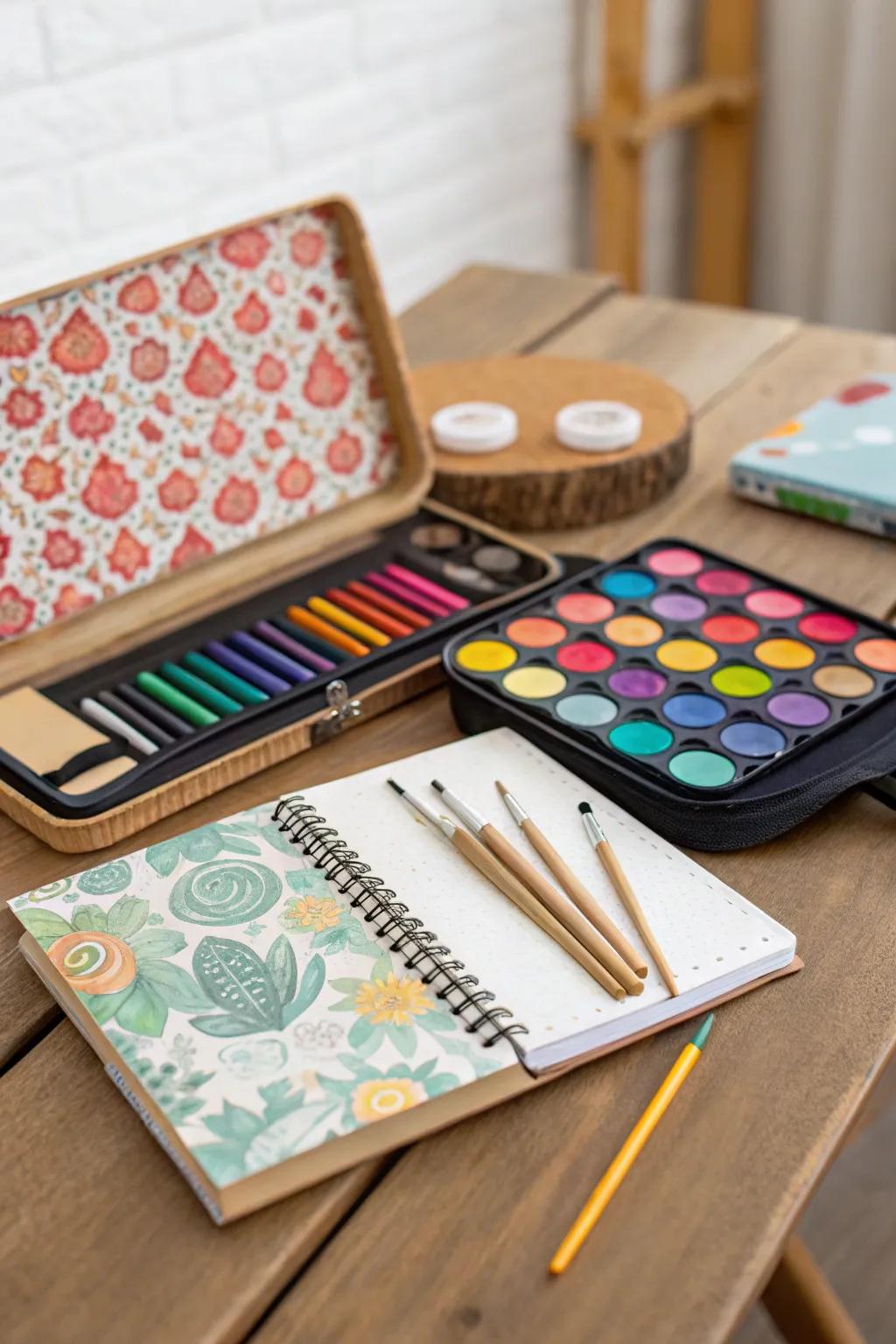 An art supply kit tailored to inspire creativity in every artist.
