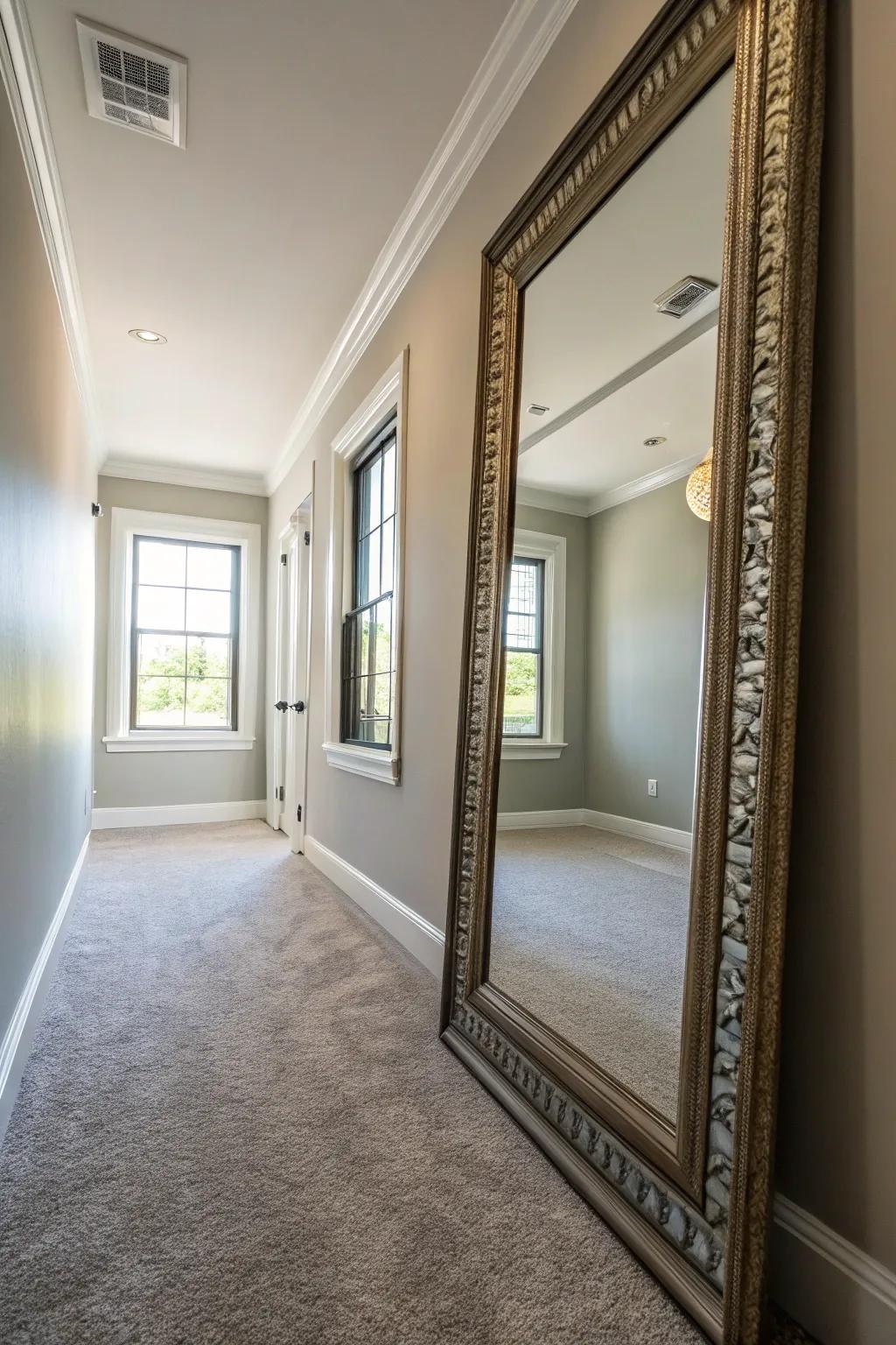 Mirrors effectively amplify light, creating a brighter and more spacious feel.