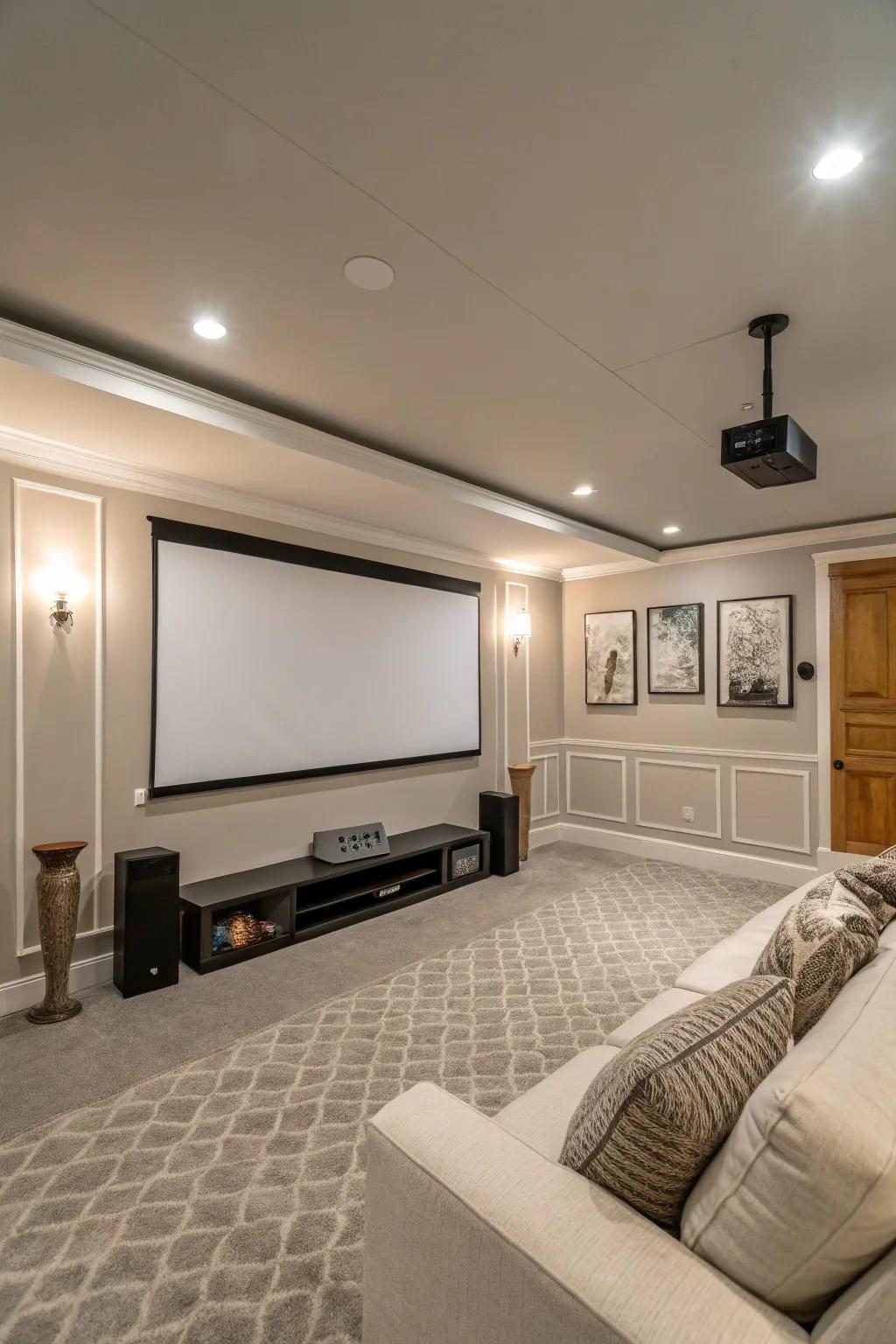 A drop-down screen maximizes space and functionality.