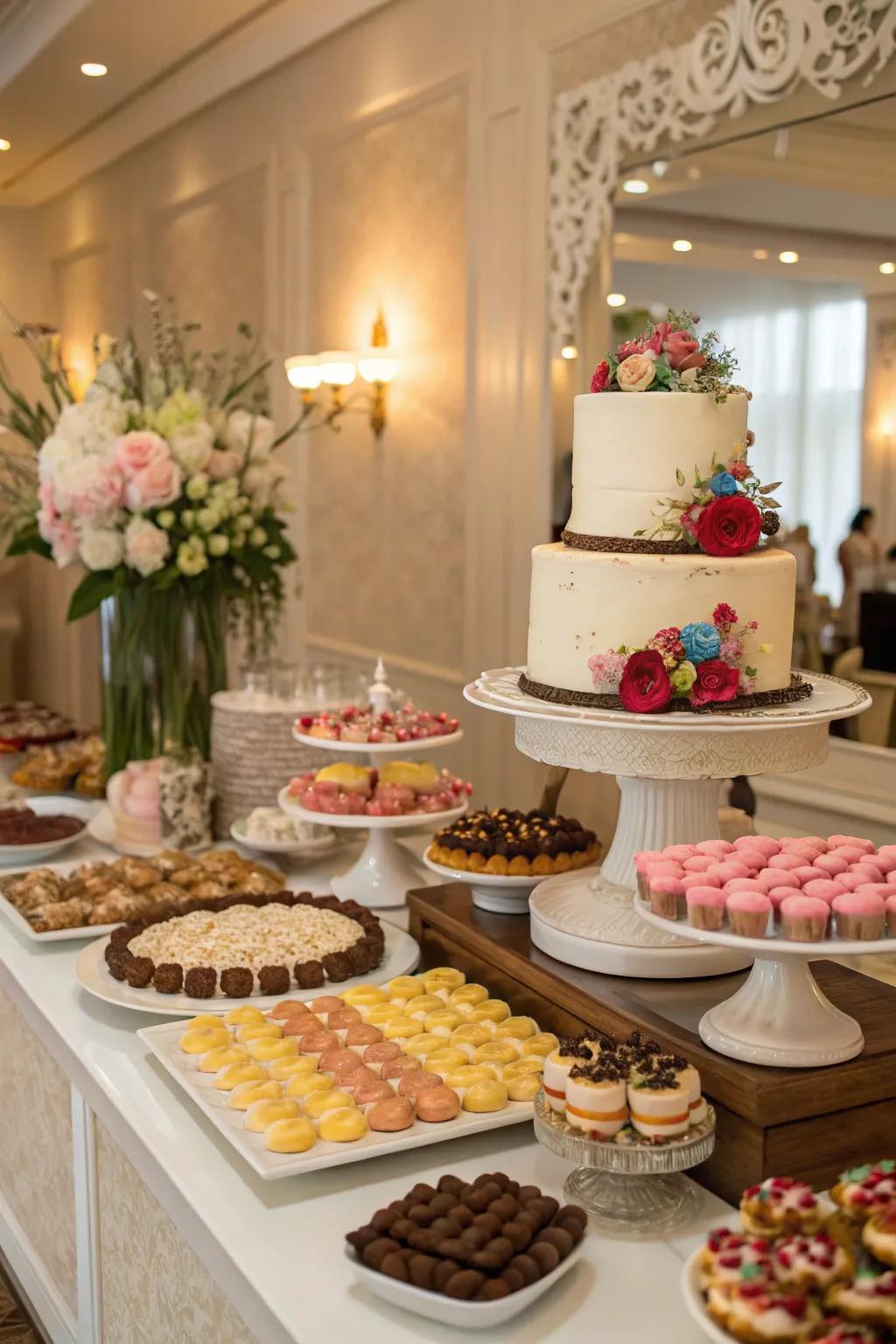 A range of goodies ensures something enjoyable for all.