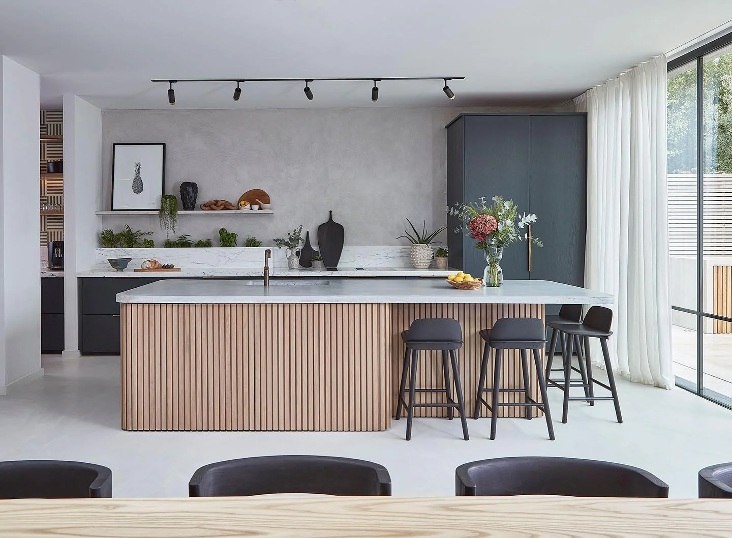 Soft Industrial and Scandinavian Zen Kitchen